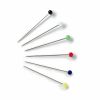 Glass Headed Tailoring & Dress Pins, Ex Long, Asst Col 300g | Prym