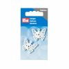 Snap Fastener, Butterfly 25mm White | Prym