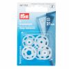 Snap Fastener Plastic, Round 21mm Transparent | Prym