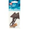 Toggle Fastening - Non Perf Edge, Brown | Prym