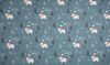 Jersey Cotton Fabric | Doggy In Winter Dusty Blue