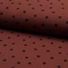 Double Gauze Fabric | Large Spot Rich Earth