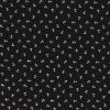 Cotton Rich Jersey Fabric | Foil - Anchors Black