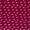 Cotton Rich Jersey Fabric | Foil - Stallion Burgundy