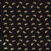 Cotton Rich Jersey Fabric | Foil - Stallion Black