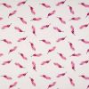 Organic Jersey Fabric | Feathers Fuchsia