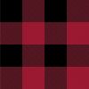 Super Soft Fleece | Lumberjack Dark Red - Black