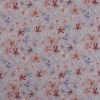 Organic Jersey Fabric | Small Waterflowers Dusty Lavender