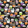 Chills & Thrills Fabric | Halloween Treats Black