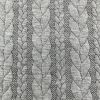 Cable Knit Jersey Fabric | Light Grey