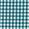 Berkshire Yarn Dyed Cotton Gingham Fabric, 17mm | Teal