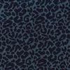 9.5oz Washed Denim Fabric | Textured Animal Print - Dark Blue