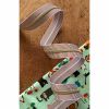 Sassafras Lane Zipper #5, 3 Yards | Earth Stripe Tape, Gold Teeth