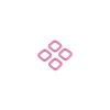 Four Tula Pink 1/2in Rectangle Rings | Sallie Tomato