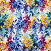 Linen, Viscose & Cotton Blend - Digital Print Fabric