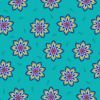 Sambramha Fabric By John Scott | Celebration Flower Turquoise