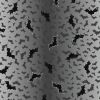 Transylvania Glow Lewis & Irene Fabric | Bat Ombre Grey To Black (Glow)