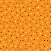 Transylvania Glow Lewis & Irene Fabric | Stars Orange (Glow)