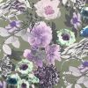 9.5oz comfort Stretch Denim Fabric | Floral Classic