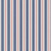 Country Comforts Flannel Lewis & Irene | Blue And Red Ticking Stripe