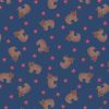 Country Comforts Flannel Lewis & Irene | Bear On Dark Blue