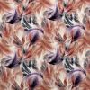 Premium Atelier Viscose Satin Fabric Digital Print | Pheonix Swirl Blue