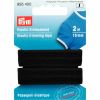 Elastic Trimming Tape, Black | Prym