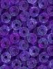 Circle Burst Extra Wide Fabric | Purple