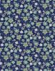 Blissful Fabric | Graphic Floral Navy
