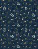 Autumn Sun Fabric | Bee Toss Navy