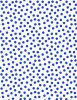 On The Dot Fabric | Blue On White