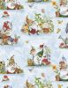 Gnome & Garden Fabric | Gnomes All Over Blue