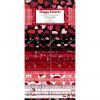Fabric Strip Pack | Happy Hearts