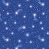 Glow Fairies Lewis & Irene Fabric | Starry Sky Blue