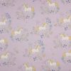 Jersey Cotton Fabric | Delicate Unicorn Lilac