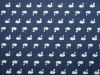 Denim Fabric Print | Swan Print