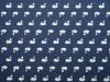 Denim Fabric Print | Swan Print