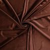 Velour Velvet Fabric | Brown