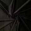 Velour Velvet Fabric | Black