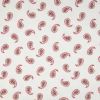 Jersey Cotton Fabric | Paisley Off White