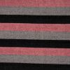 Chenille Knit Fabric | Stripe Multi Old Rose