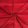 4.5w Cotton Corduroy Fabric - Washed | Dark Red