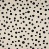 Viscose Twill Print Fabric | Multi Spot Ecru