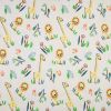 Jersey Cotton Fabric | Zoo Optical White