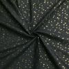 Denim Fabric Embossed Metallic | Star Black