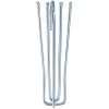 Deep Pleat Long Neck Hooks | Metal - Silver | Multi Pack Options