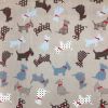 Printed Anti Pil Polar Fleece | Scottie Dog Spots