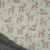 Luxury Sweatshirt Fabric | Bambi Grey Melange