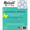 Foundation Stabiliser - Quilt Block | 12" x 12" - 25 Sheets | Bosal