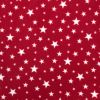 Printed AntiPil Polar Fleece | Multi Star Red